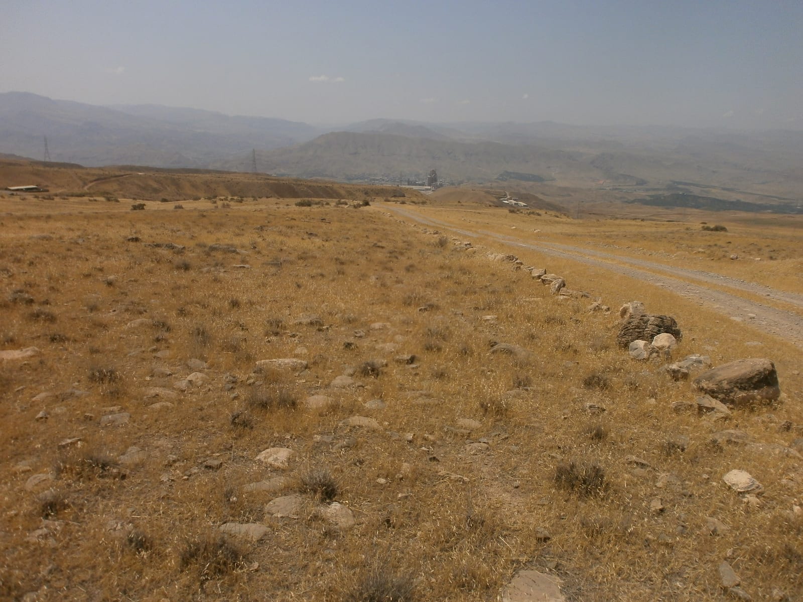 Solar energy infrastructure at the project site