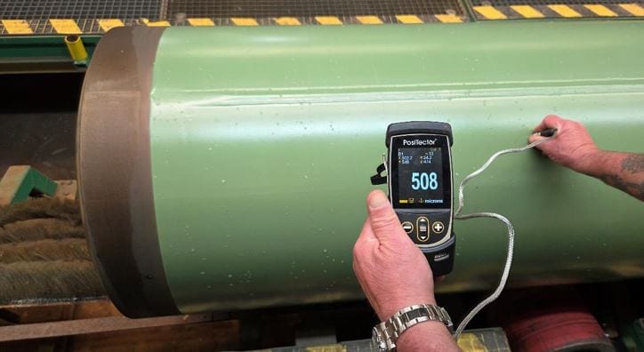 Painting/Coating Inspection, Mülheim Pipe Coating GmbH, Mülheim an der Ruhr, Germany