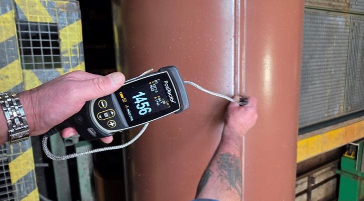 Painting/Coating Inspection, Mülheim Pipe Coating GmbH, Mülheim an der Ruhr, Germany