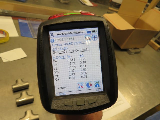 Final Inspection, Fittings, Wilhelm Schulz GmbH, Krefeld, Germany