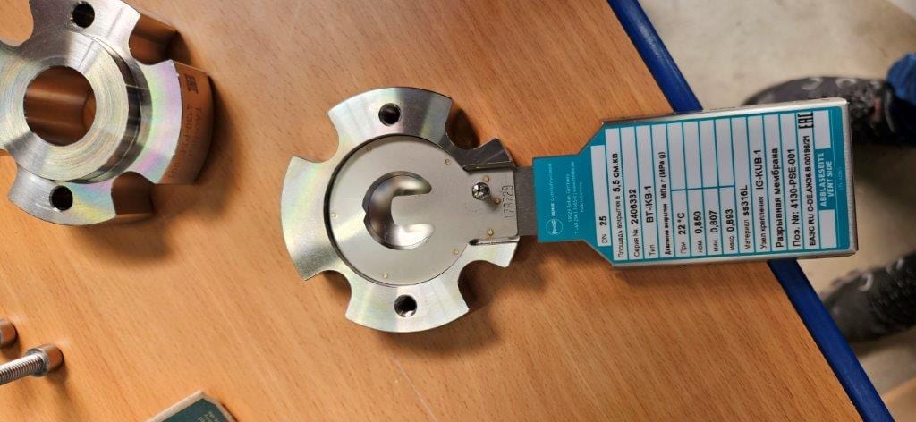 Final Inspection, Rupture Disc, REMBE GmbH, Brilon, Germany
