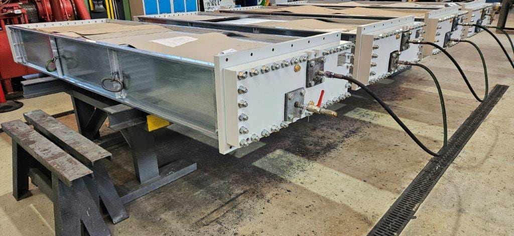 Hydrostatic Test and Final Inspection, Closed Circuit Coolers, Kelvion Machine Cooling Systems, Herne, Germany