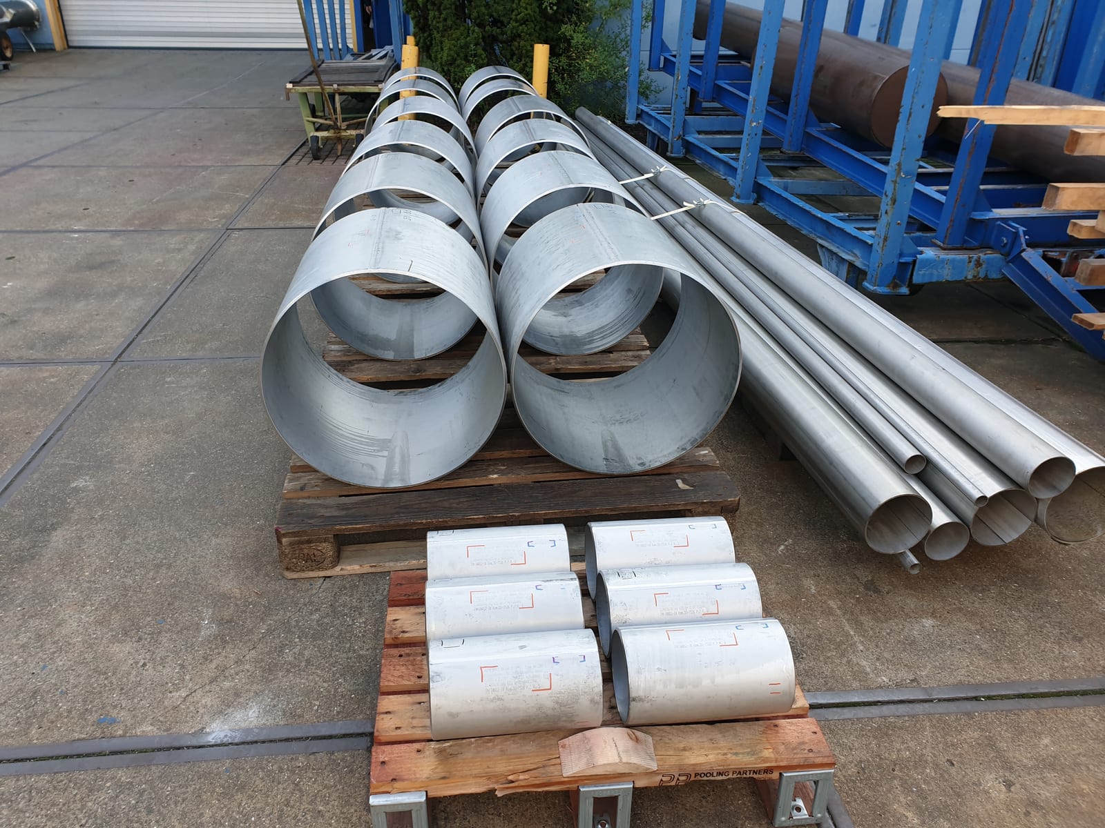 Hydrostatic Test and Final Inspection, Pipes, Heinz Gothe GmbH, Mönchengladbach, Germany