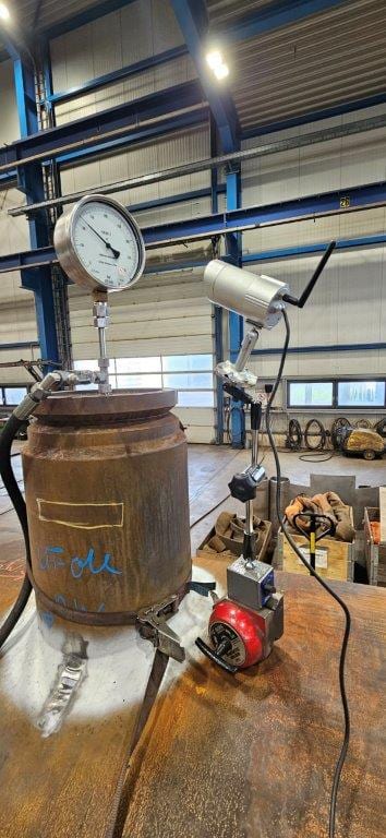 Hydrostatic Test, Heat Exchanger, BORSIG Process Heat Exchanger GmbH, Gladbeck, Germany
