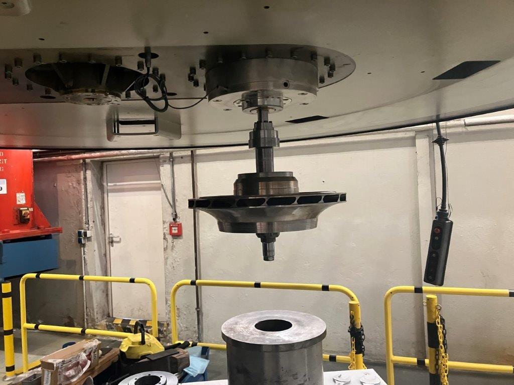 Overspeed Test and PT, Compressor Impellers, Siemens Energy, Duisburg, Germany