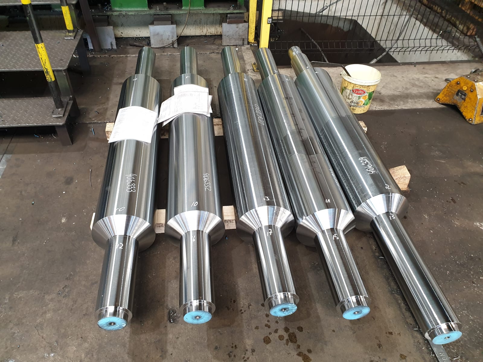 Ultrasonic Test (UT) and Final Inspection, Forging Shafts, Von Schaewen GmbH & Co. KG, Essen, Germany